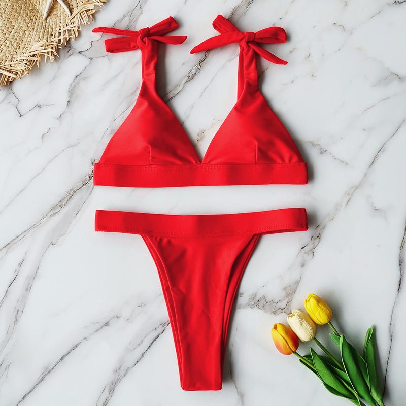2021 Mới Cao Cấp Bikini Nữ Đồ Bơi Đẩy Lên Đồ Bơi Chắc Chắn Halter Bikini Bộ Brasil Áo Tắm Bơi Mặc Nữ