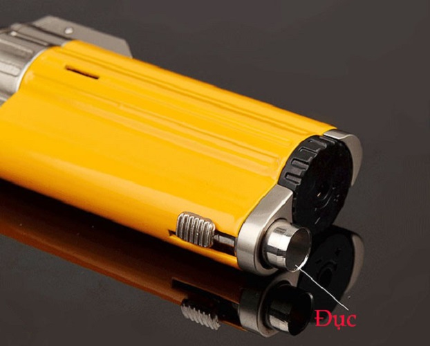 Vỏ Hột Quẹt Bật Lửa  Khò 3 Tia COB 54 Thiết Kế Độc Lạ Lửa Khò Mạnh Mẽ - Dùng Gas Cao Cấp