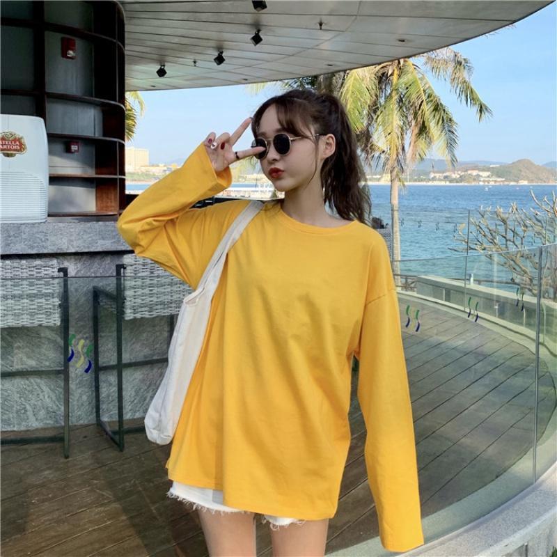 Áo thun trơn TAY DÀI Unisex -áo phông rộng tay lỡ NAM NỮ ĐỀU MẶC ĐƯỢC- áo thun Lapi VN