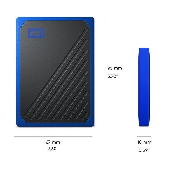 Ổ cứng di động SSD Western Digital  My Passport GO 1TB - Hàng Nhập Khẩu