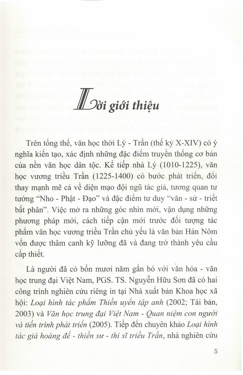 Loại Hình Tác Giả Hoàng Đế - Thiền Sư - Thi Sĩ Triều Trần (Sách chuyên khảo)