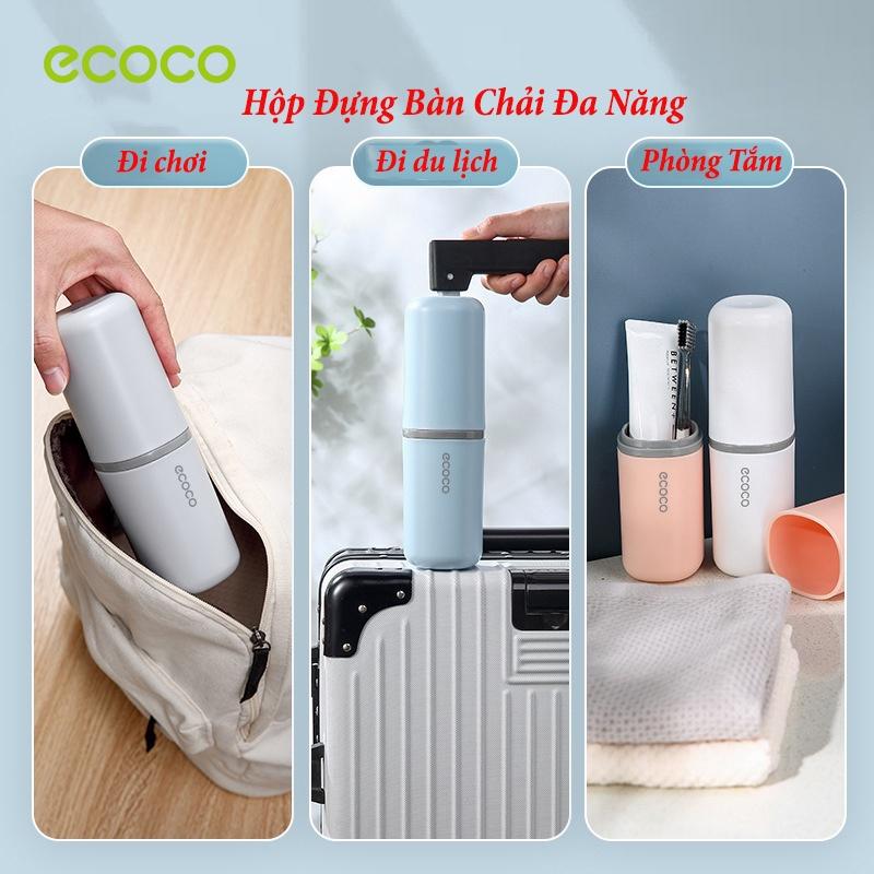 Hộp Đựng Bài Chải Đánh Răng E2107 Tiện Lợi Mang Đi Du Lịch - Hộp Để Cọ Trang Điểm Nắp Kín Chống Bụi Bẩn