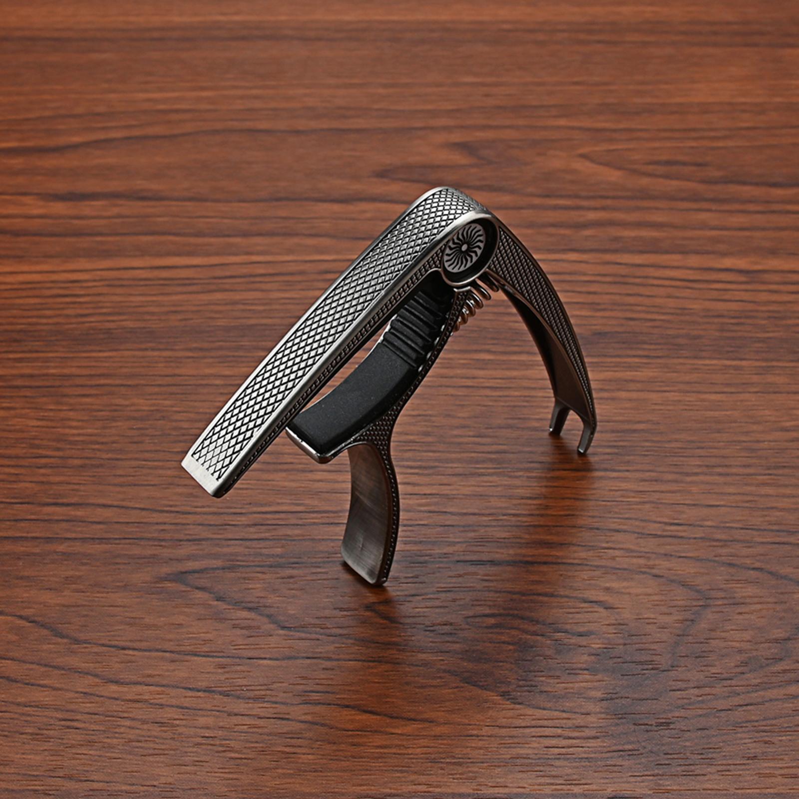 Guitar Capo Acoustic Clip Quick Change Clamp Key for Electric Guitar Ukulele