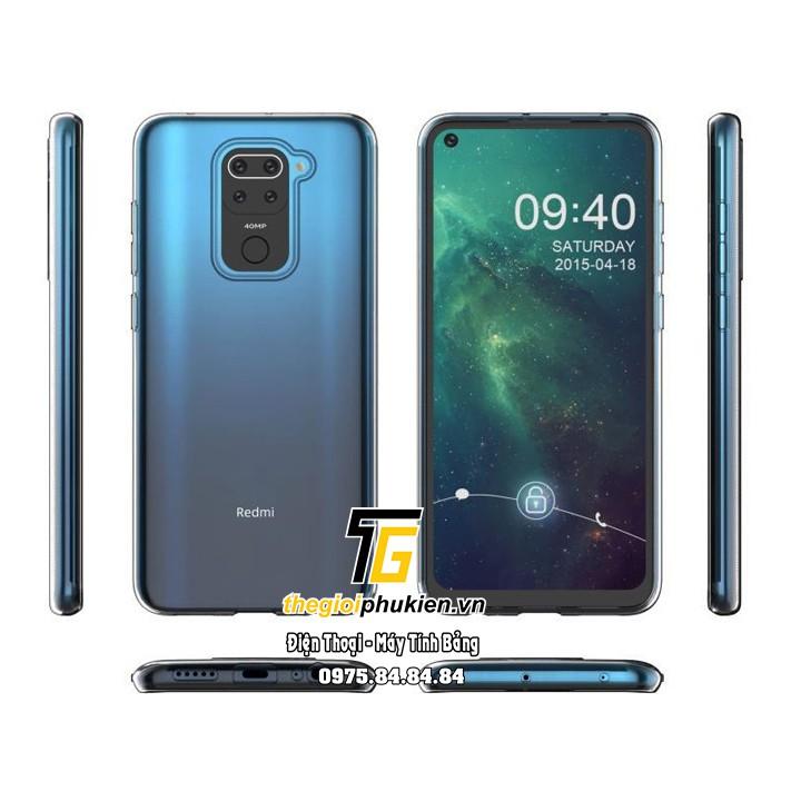 Ốp lưng silicon dẻo trong suốt Xiaomi Redmi Note 9