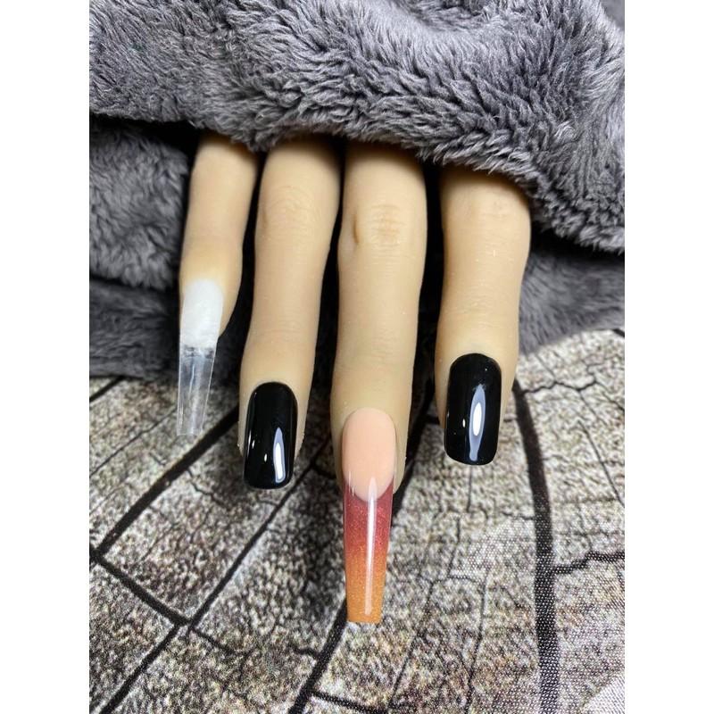 Bàn tay giả học làm nail * SIÊU THỰC * Tập làm móng, đắp bột, sơn gel, làm mẫu