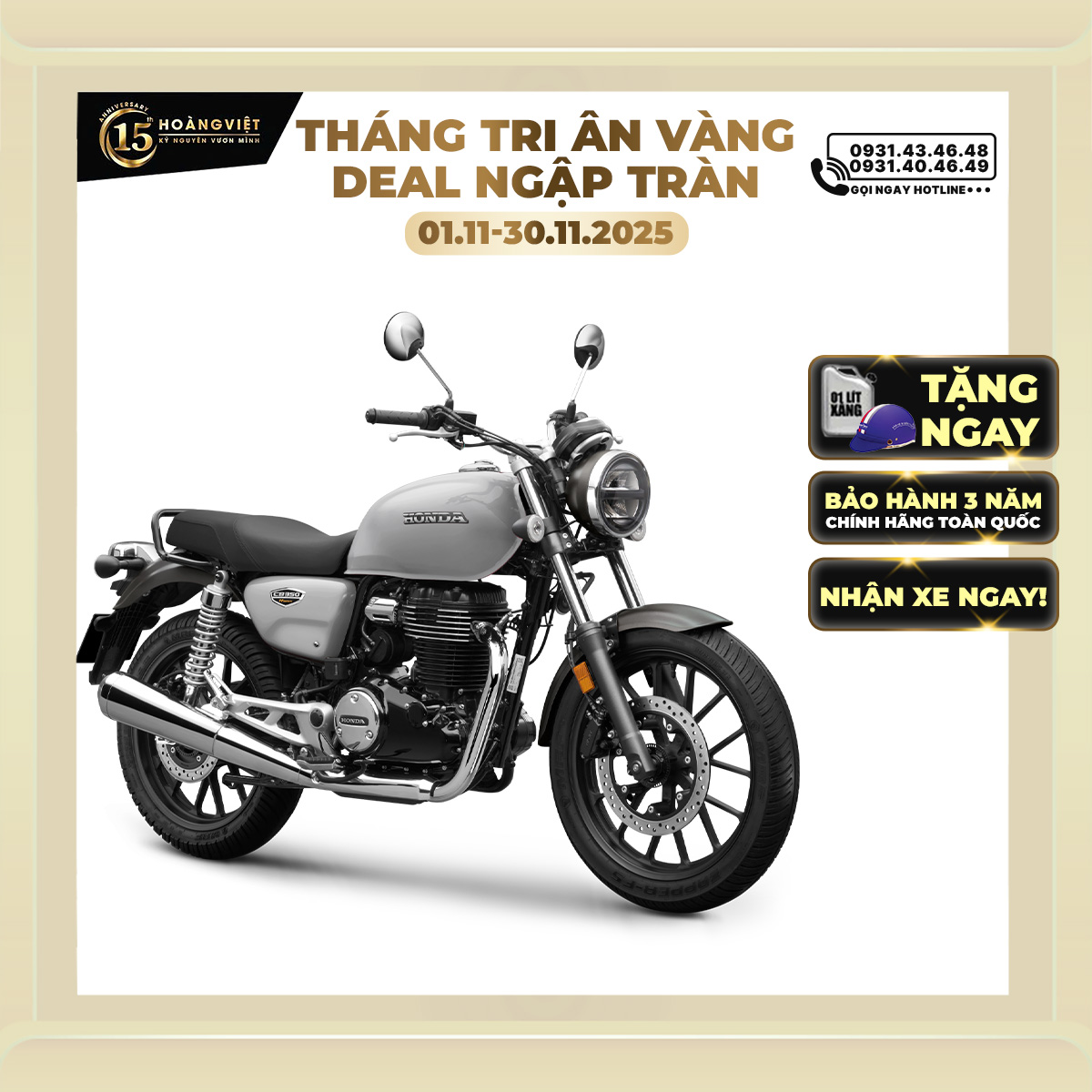 Xe máy Honda CB350 H'ness 2026