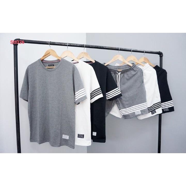 Đồ Bộ Thể Thao Nam Nữ 4 SỌC - Set Quần Áo bốn mùa đẹp cao cấp mặc nhà đi chơi thoải mái 01