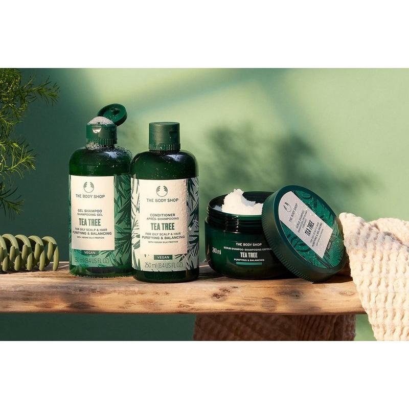 Dầu Xả Tràm Trà The Body Shop Tea Tree Purifying and Balancing Conditioner 250ml