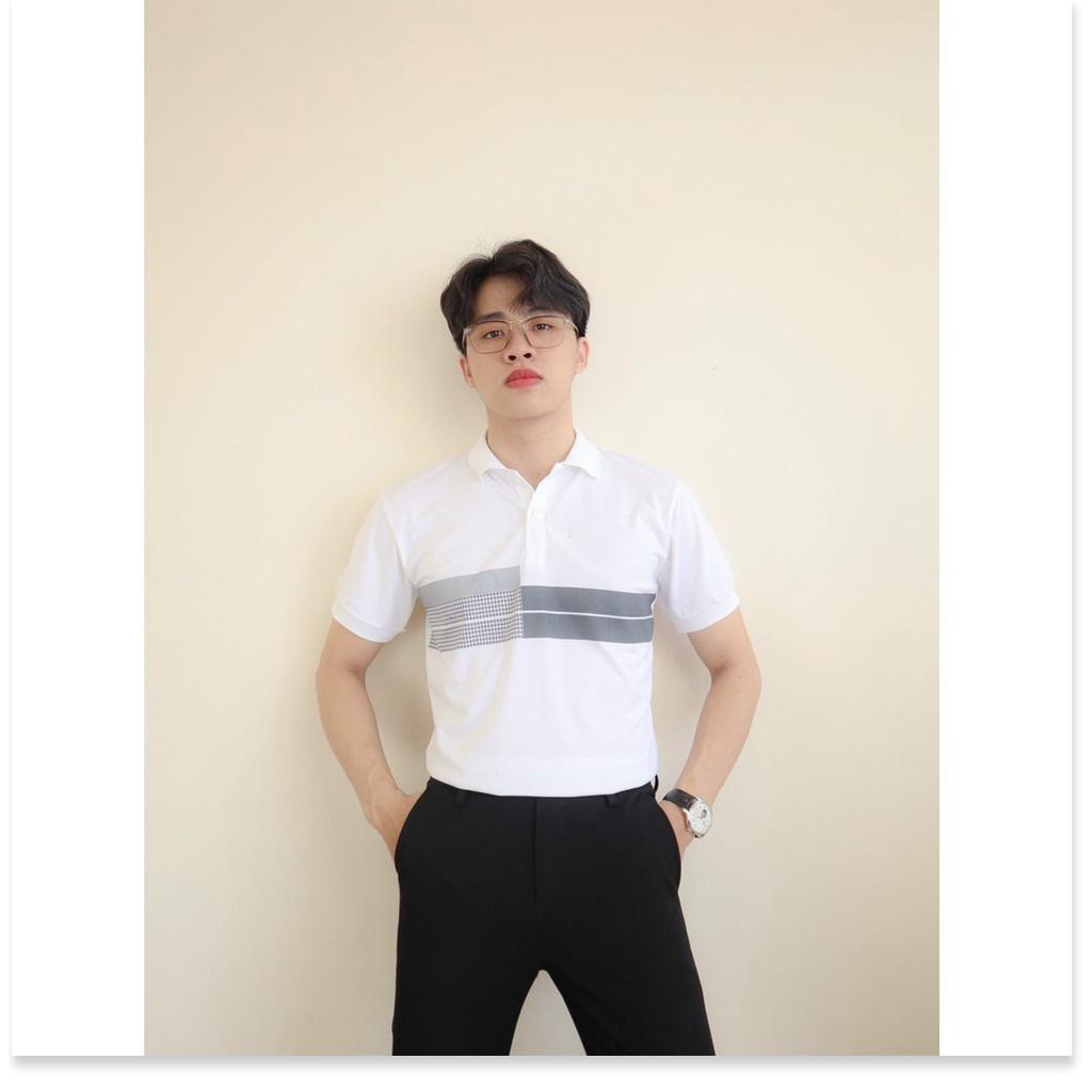 Áo thun cổ trụ ngắn tay tôn dáng chuẩn body
