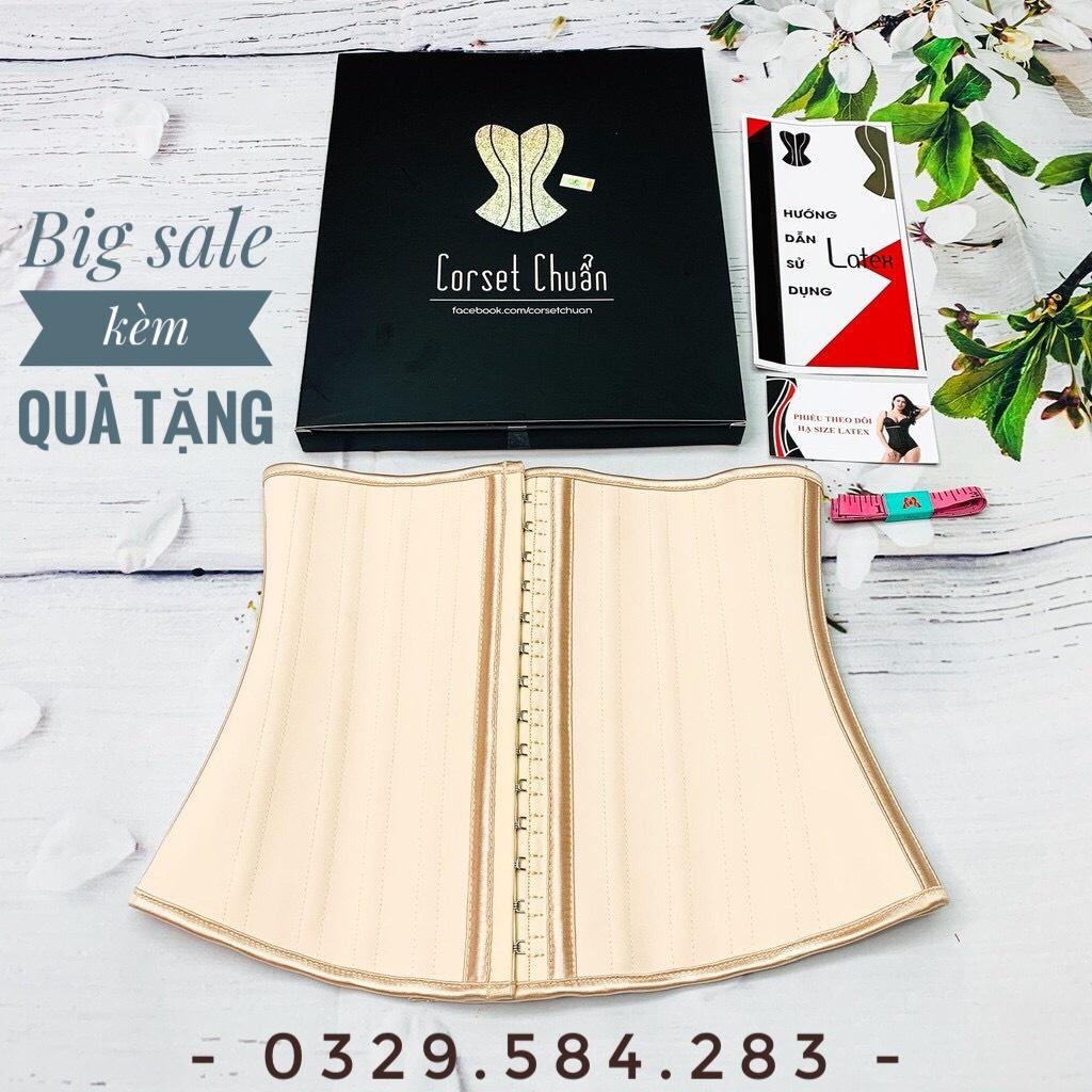 Gen nịt bụng Latex dáng chuẩn - Đai nịt bụng eo thon Hy Lạp đeo không lộ viền