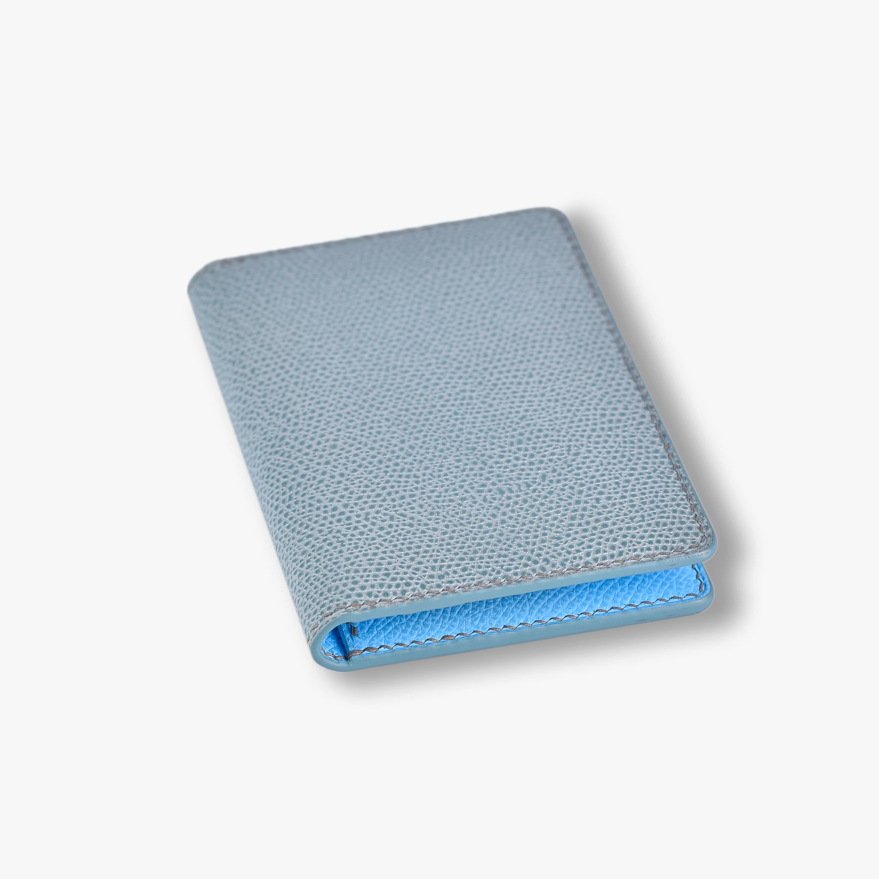 Card holder gập lịch thiệp BSB Leather xám xi măng BSB1094