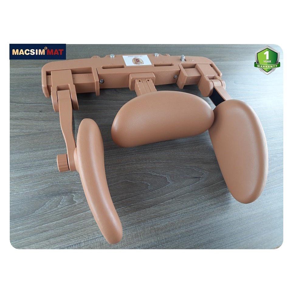Gối tựa đầu ô tô cao cấp nhãn hiệu Macsim mã CHP02B màu đen, be, nâu