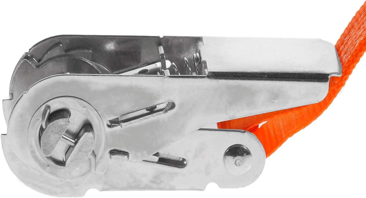 1 chiếc 600kg Dây đeo bánh cóc 6m Dây buộc dây đai với dây đai kẹp Bộ căng bánh cóc