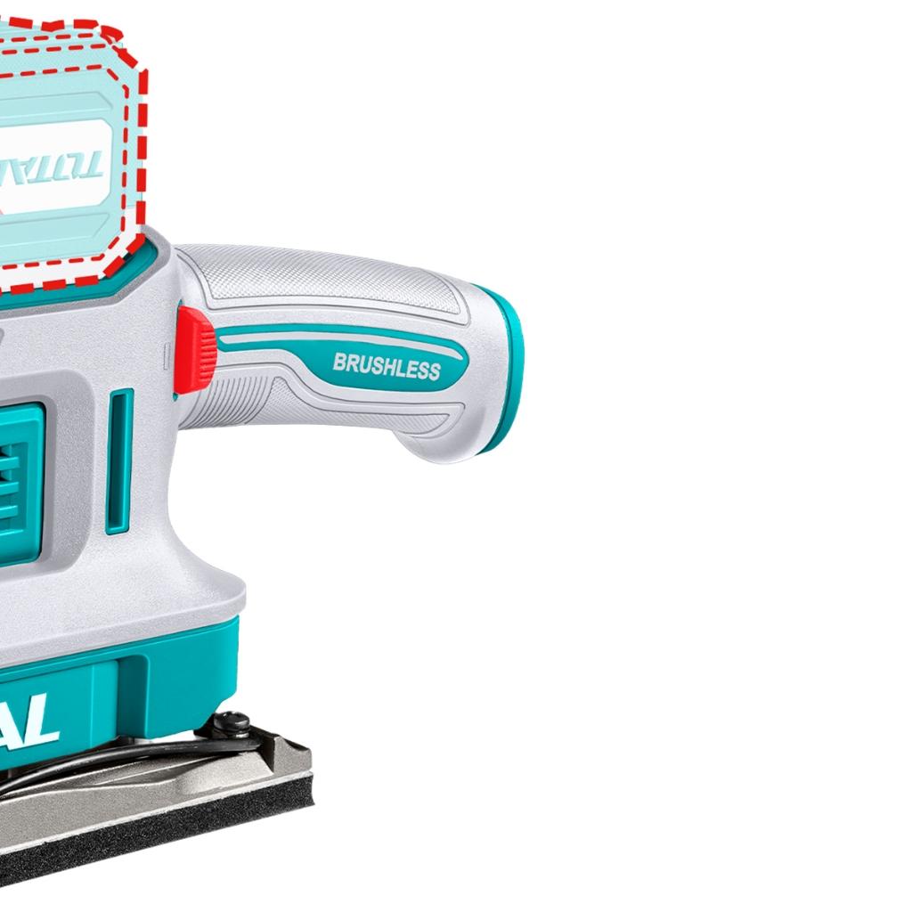 MÁY CHÀ NHÁM HÌNH CHỮ NHẬT KHÔNG CHỔI THAN DÙNG PIN 20V (KHÔNG KÈM PIN &amp; SẠC) TOTAL TFSLI2031 - HÀNG CHÍNH HÃNG