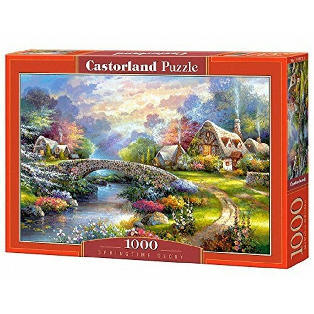 Xếp hình puzzle sự rực rỡ của mùa xuân 1000 mảnh CASTORLAND C-103171