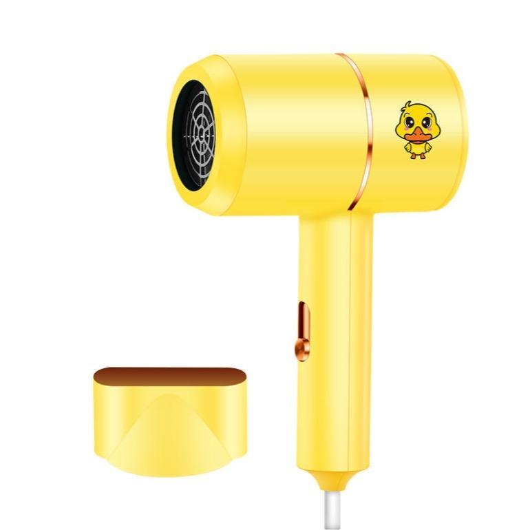Máy Sấy Tóc Tạo Kiểu Hình Vịt Vàng Cute - Công Suất Lớn 1250W Tặng Kèm Phụ Kiện