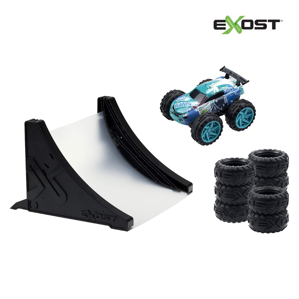 TiNiStore-Đồ chơi xe trớn nhào lộn kèm phụ kiện Jump Stunt Racer 1 Exost 20622001
