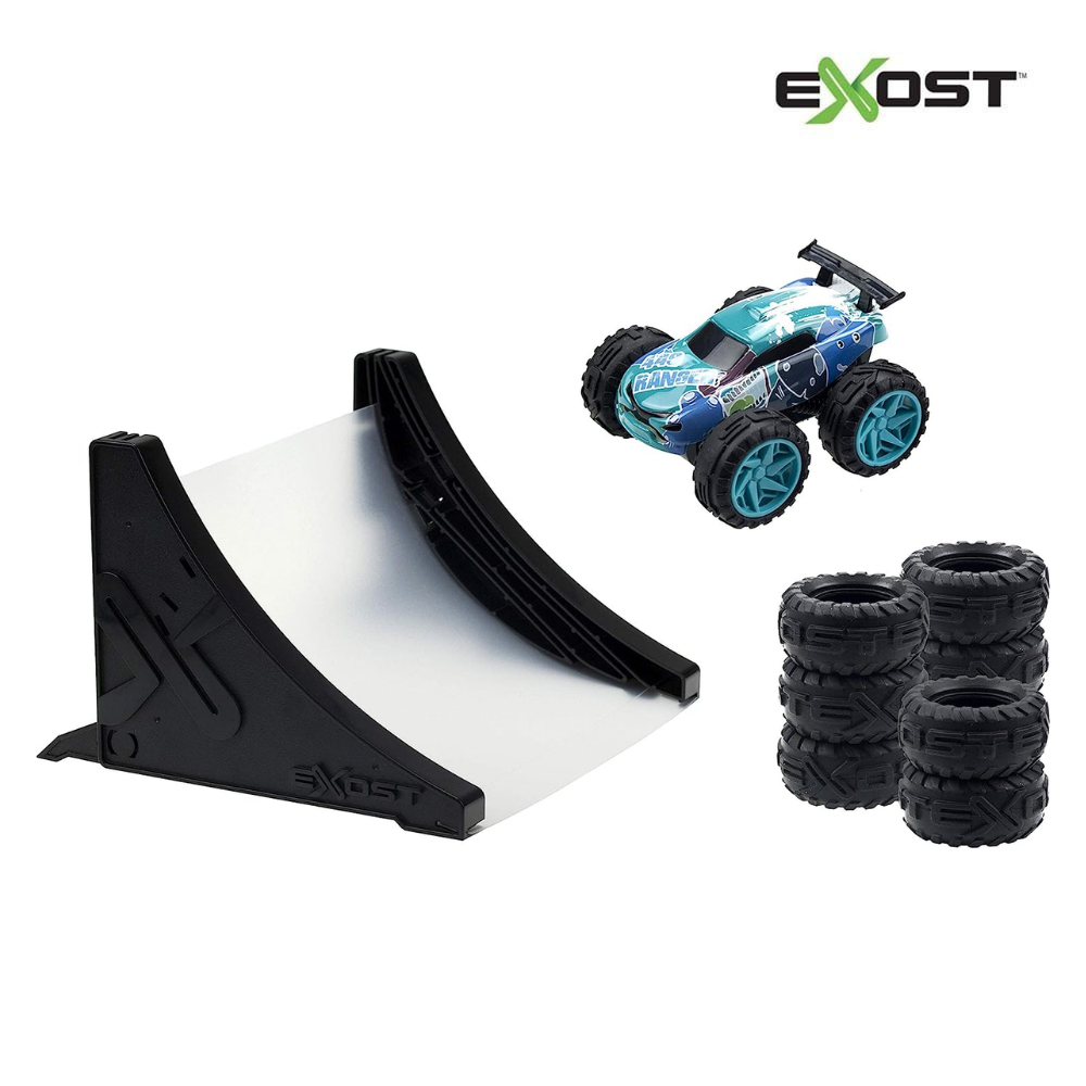 tiNiStore-Đồ chơi  xe trớn nhào lộn kèm phụ kiện Jump Stunt Racer 1 Exost 20622001