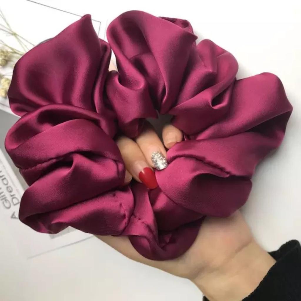 Dây buộc tóc cột tóc vải lụa mịn mềm mát nhiều màu dễ thương LinhbeeShop