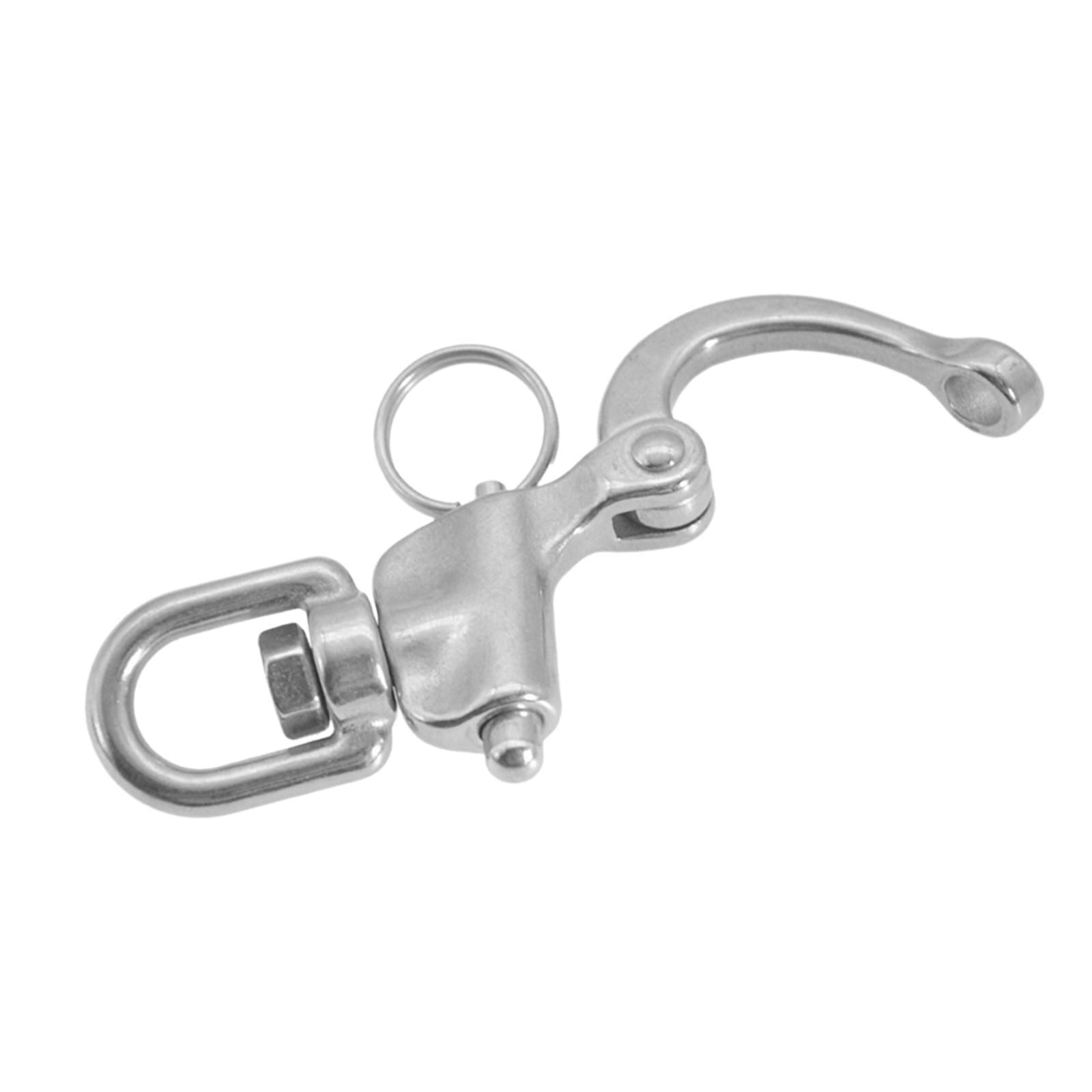 Swivel Eye Snap Shackles Boat Stainless Steel Locking Rigging Spinnaker