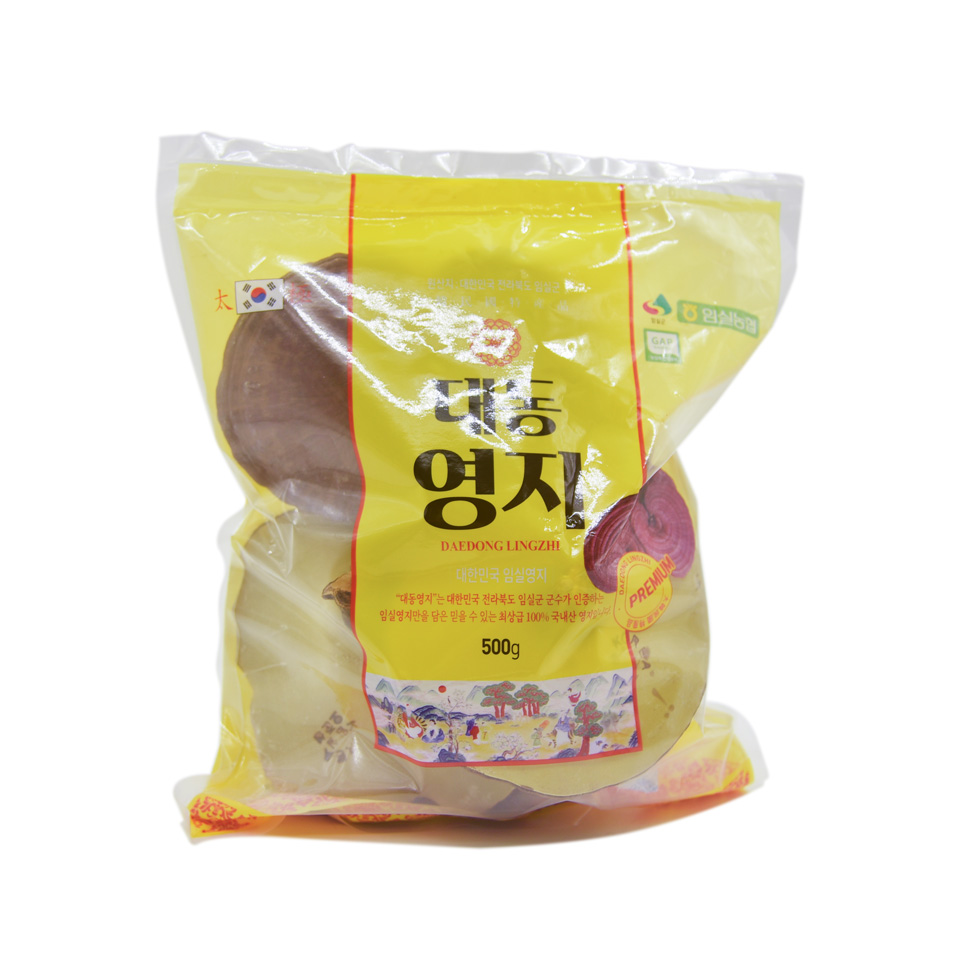 Hình ảnh Nấm linh chi Daedong nguyên tai túi 500gram