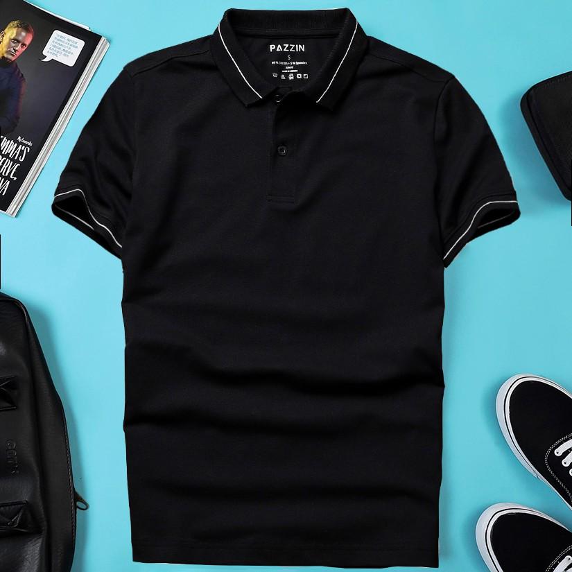 Áo thun nam POLO thiết kế vải cá sấu cotton cao cấp ngắn tay cực hot