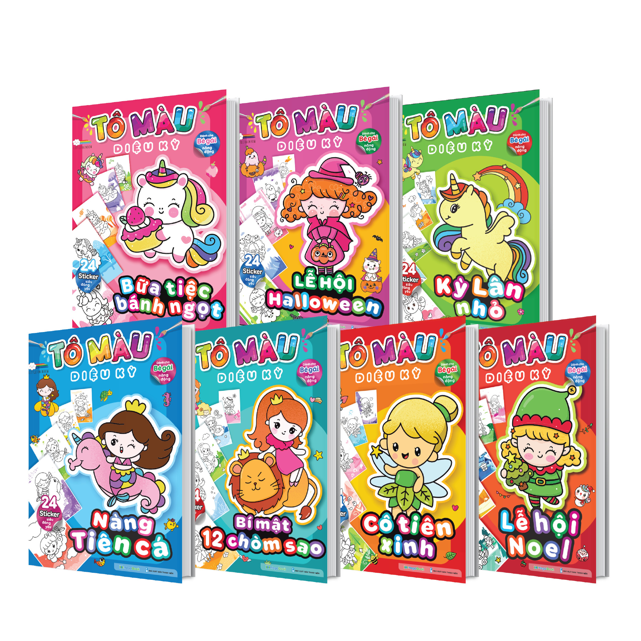 Combo Tô màu diệu kỳ (7 cuốn)