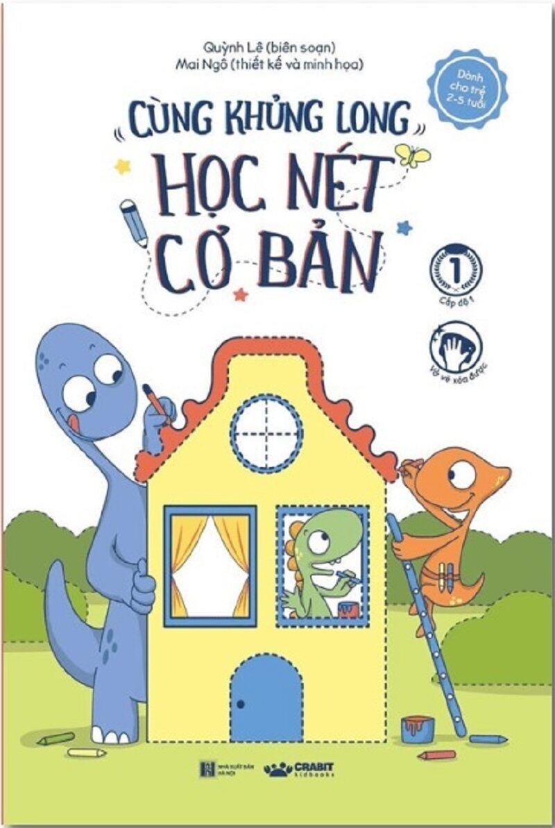 Vở Wipe Clean - Cùng Khủng Long Học Nét Cơ Bản