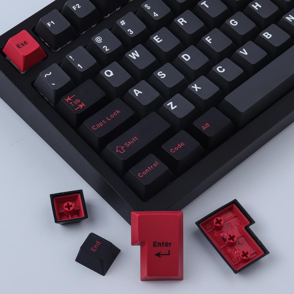 GMK Evil Dolch Keycaps 172 Phím ABS Double Shot Cherry Profile Bộ keycaps dành cho bàn phím cơ