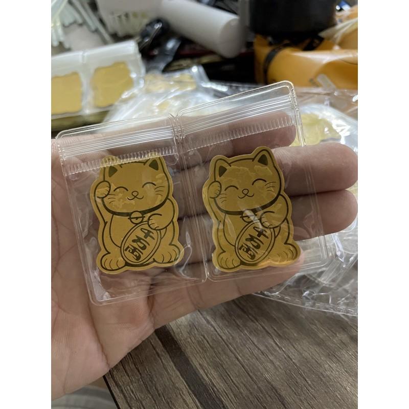 Miếng Dán Điện Thoại Trâu Vàng, Mèo Vàng.