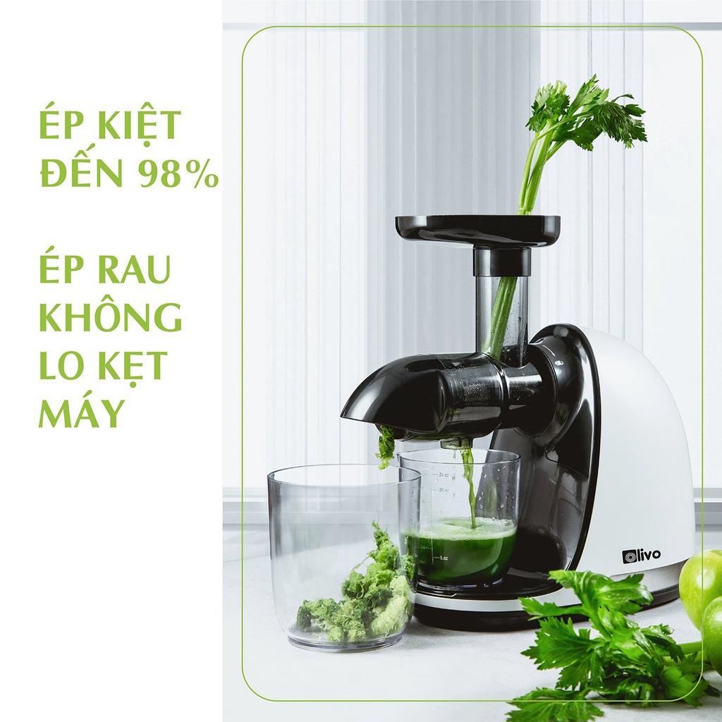 Máy Ép Chậm Trục Ngang Olivo SJ22 - Ép Trái Cây Hoa Quả, Siêu Kiệt Bã, Dễ Vệ Sinh