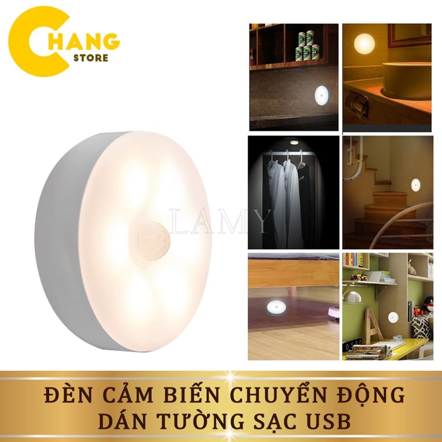 Đèn Cảm Ứng Chuyển Động Dán Tường, Đèn Led Cảm Biến Thông Minh Tự Động Sáng Gắn Tủ Quần Áo Hành Lang