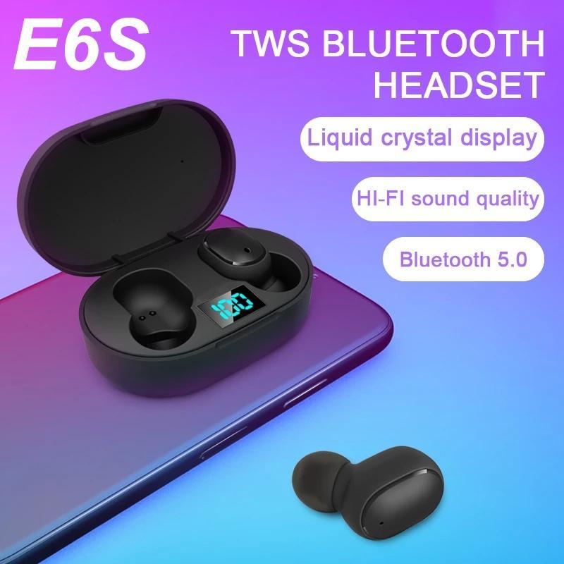 Tai Nghe Bluetooth Không Dây E6s A6S TWS Có Micro