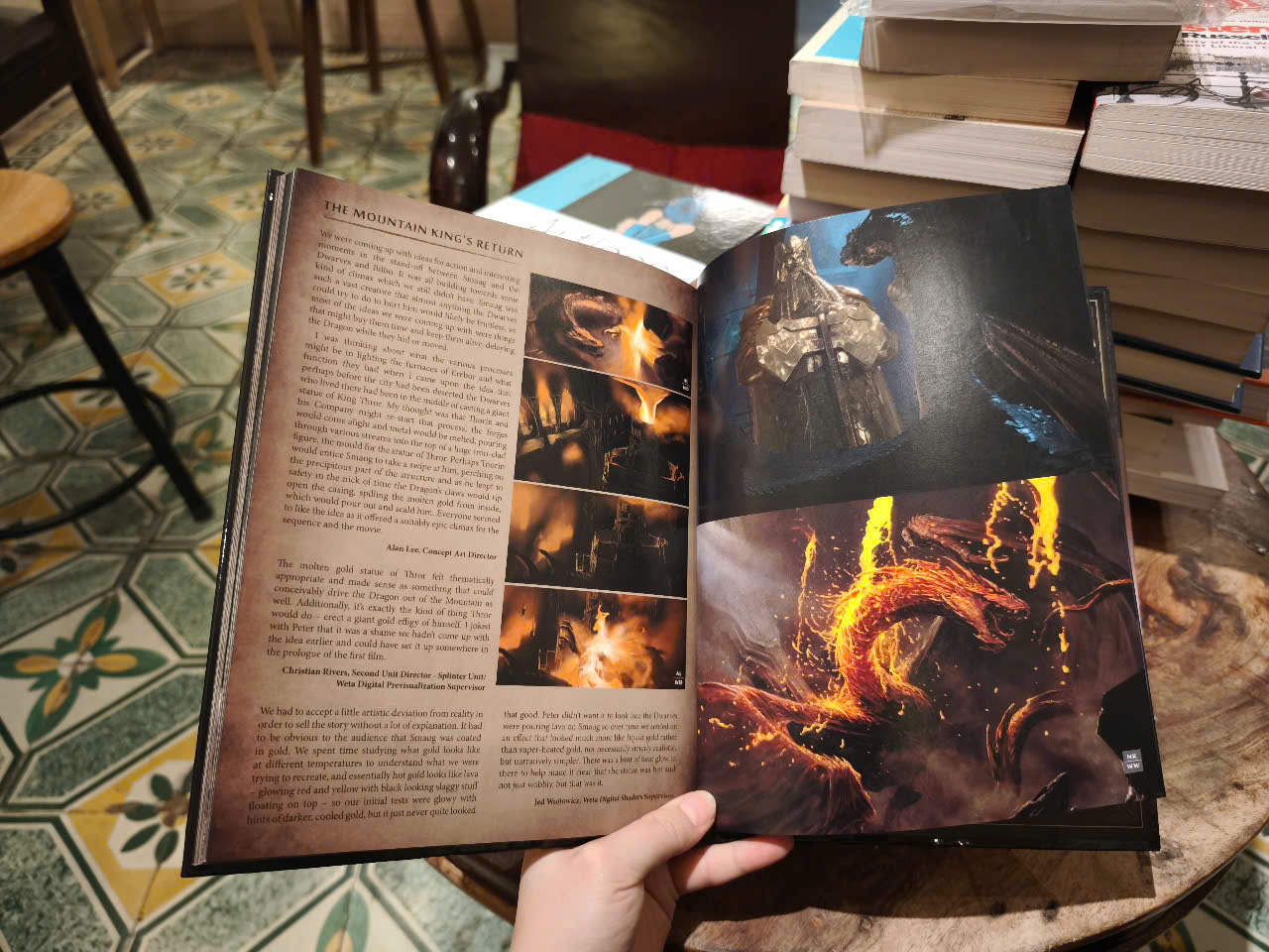 Sách - Smaug: Unleashing the Dragon (The Hobbit: the Desolation of Smaug) by Daniel Falconer