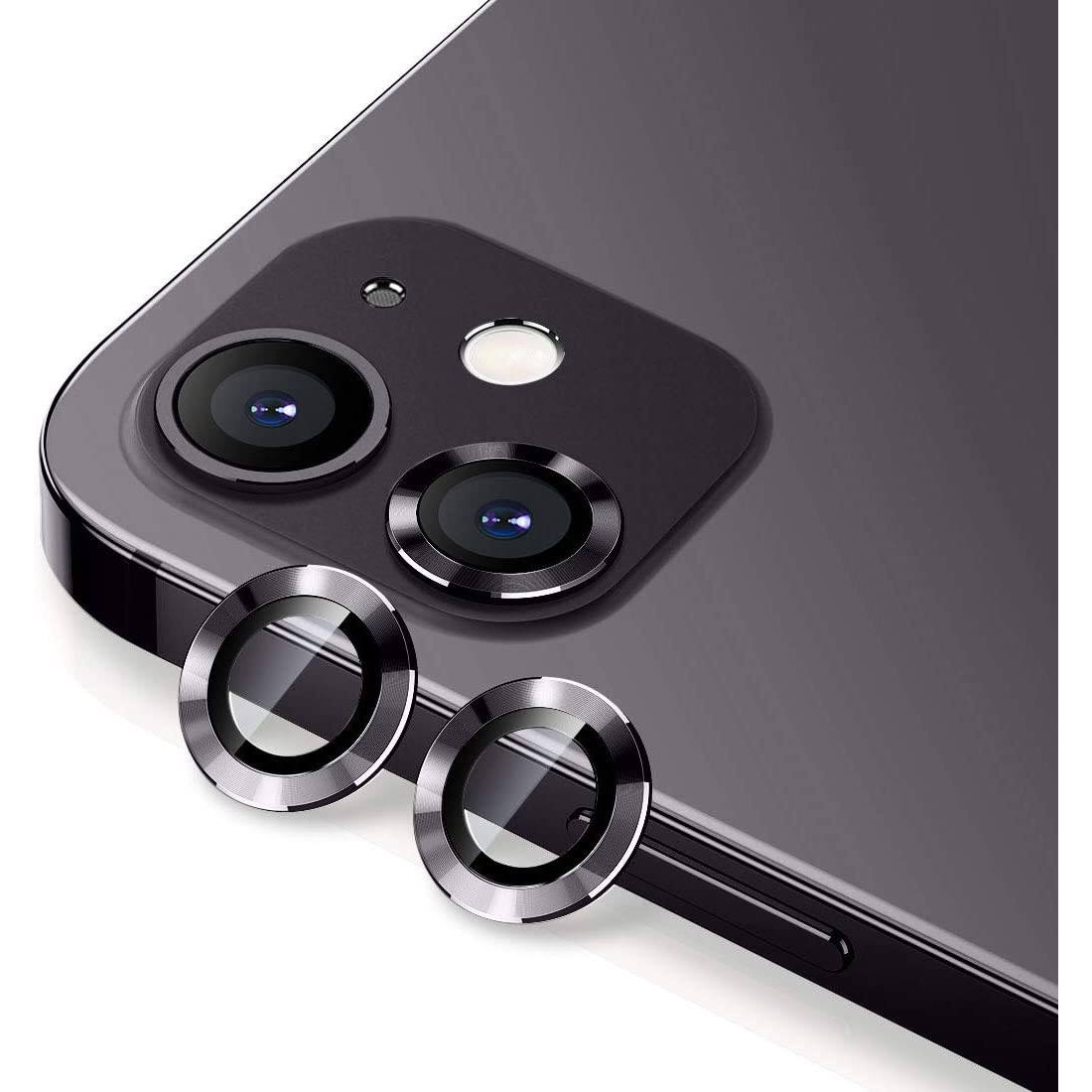 Ốp viền kính bảo vệ Camera Kuzoom Lens Ring iPhone 11/12/12 Mini - Hàng Chính Hãng