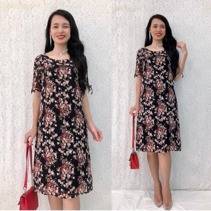 Đầm suông hoa