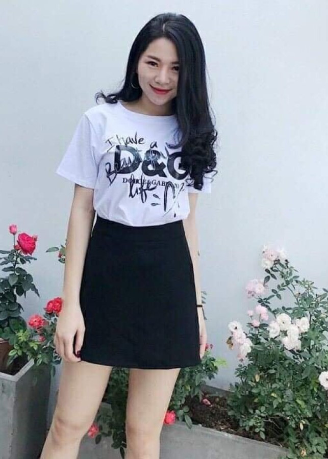 Chân váy kaki chữ A có quần Zara025