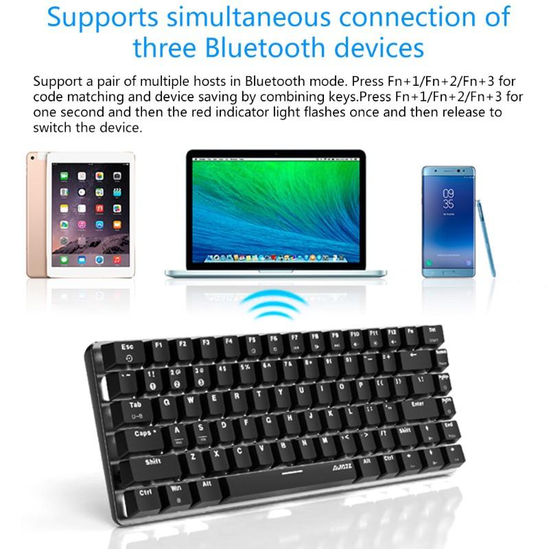 Bàn Phím Cơ Gaming Ajazz Ak33, Led Rgb, 82 Nút Bấm