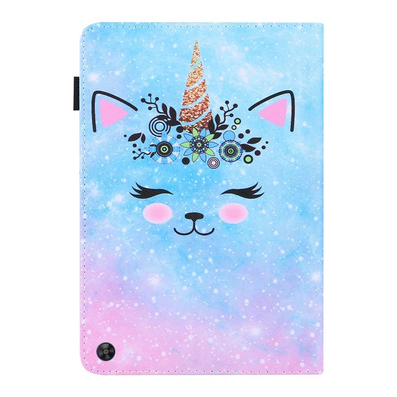 Bao Da Có Khóa Nam Châm In Hình Hoạt Hình Cho Máy Tính Bảng Amazon Kindle Fire Hd 8 Plus 2020 8.0 Inch