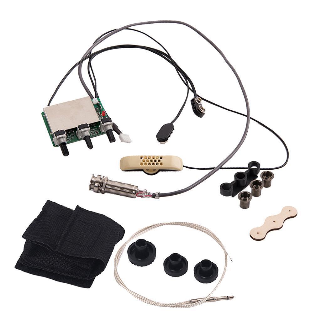 Acoustic Guitar Pickups Active Piezo Pickup EQ Electronic Preamp System