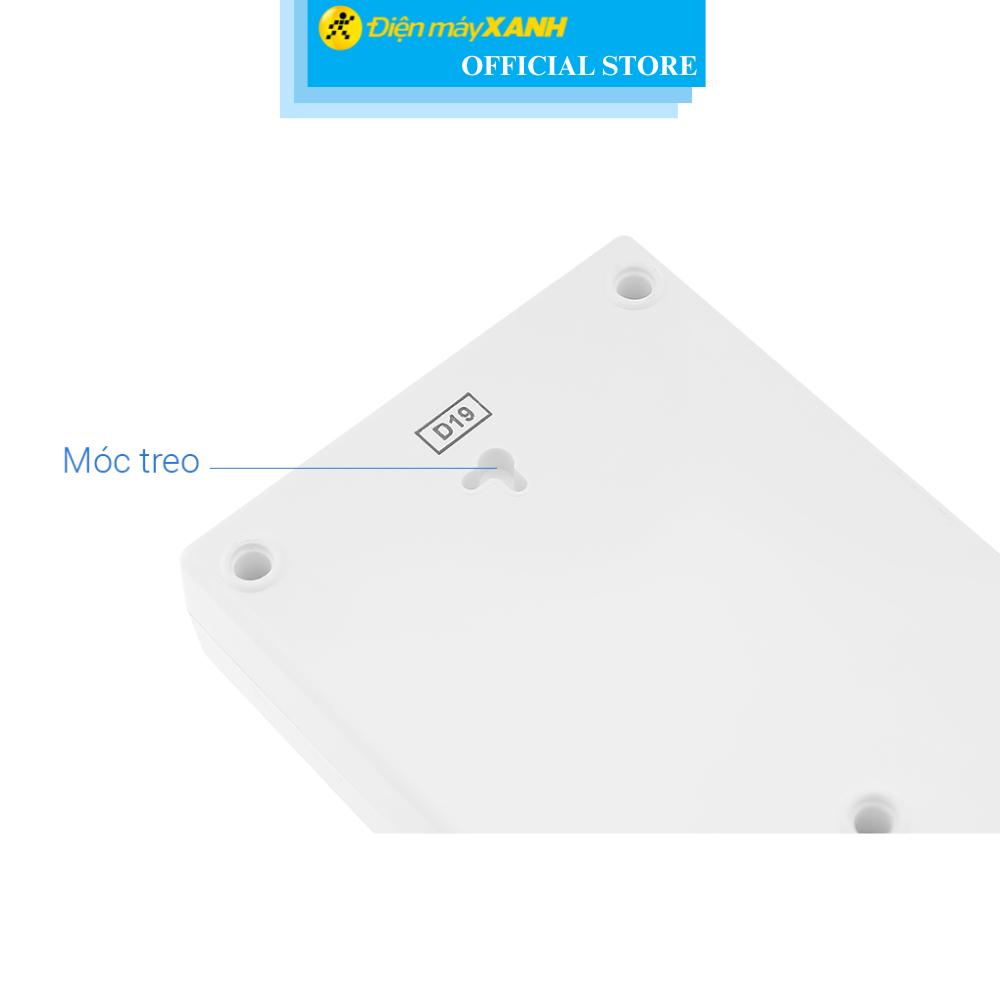 Ổ cắm điện Điện Quang 5 lỗ 2 USB 5m ECO ĐQ ESK 5WR 5ECO 2A - Hàng Chính Hãng