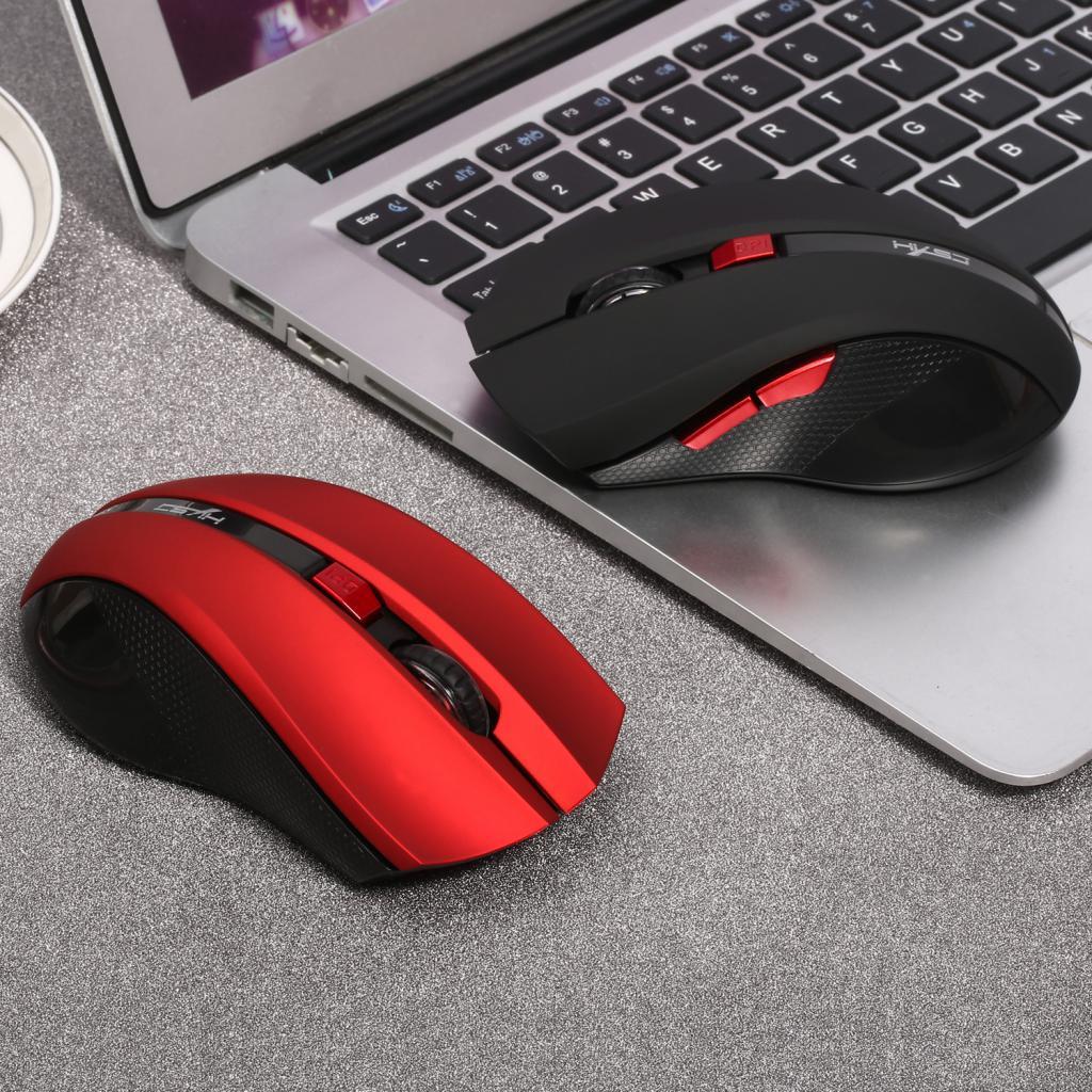 2400DPI Optical Wireless Gaming Game Mouse Gamer Computer Mice 6 Buttons
