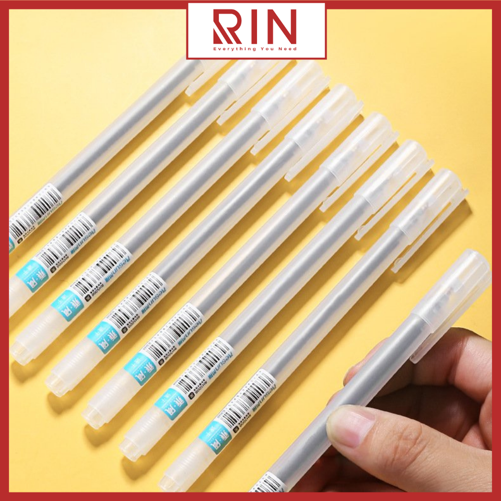 Bút mực gel 0.5mm / bút bi nước / Bút mực khô nhanh/ Bút ghi chép cơ bản nhiều màu lựa chọn – Mực Đen/ Xanh/ Đỏ 