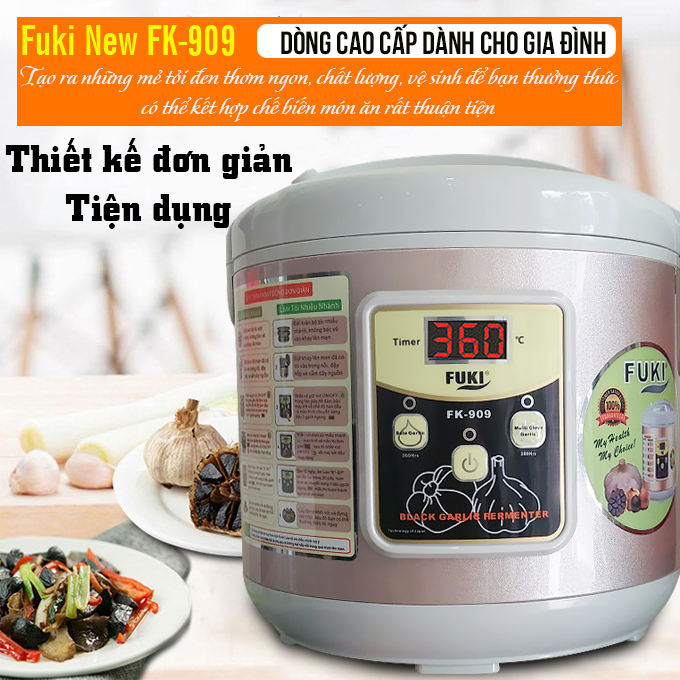 Máy làm tỏi đen Fuki FK-909 (5L) - Tím Bạc – Hàng chính hãng