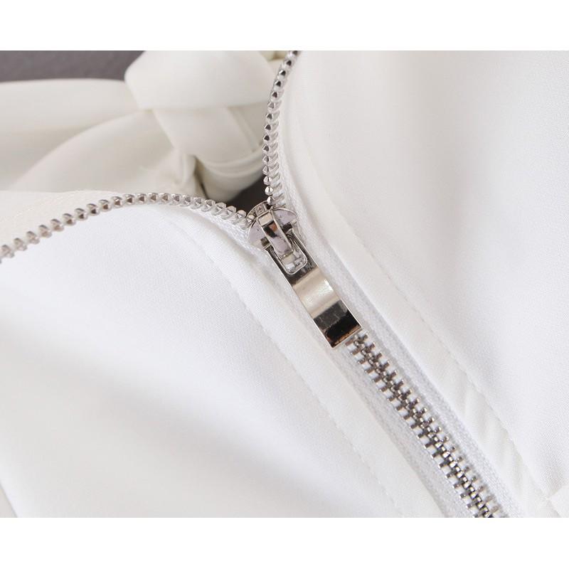 Váy cho mẹ chất cotton co dãn mềm _ Trắng khoá