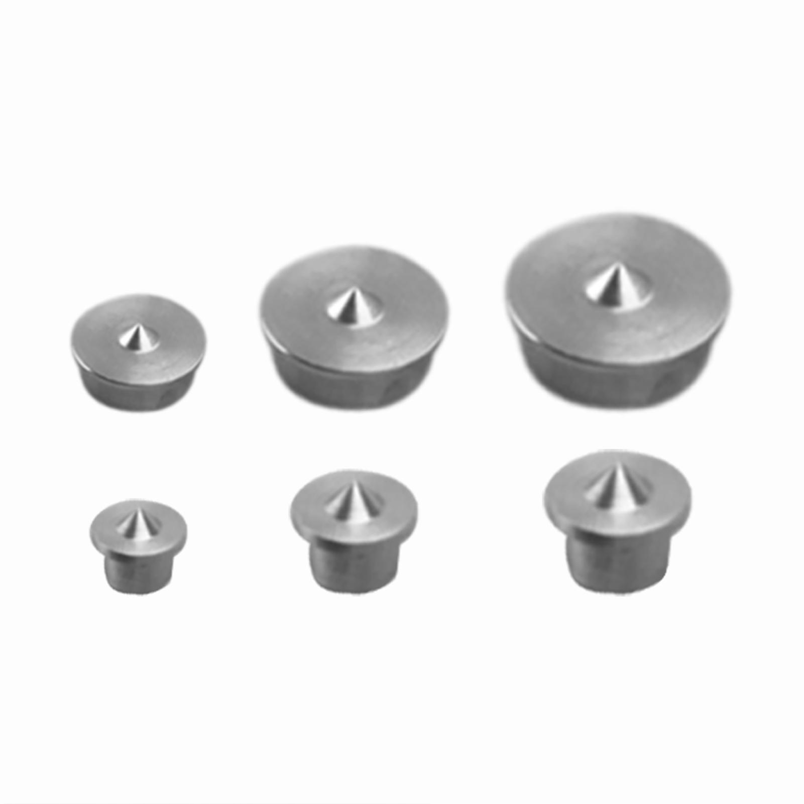 6Pcs Round Wood Pin Locators 4-12mm Dowel Pins Center Point Set Woodworking Craft Clamp Steel Tools