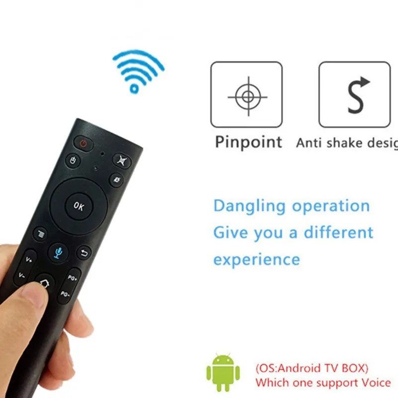 Điều khiển chuột bay Q5 Pro hỗ trợ tính năng tìm kiếm giọng nói - Remote Mouse Air Voice