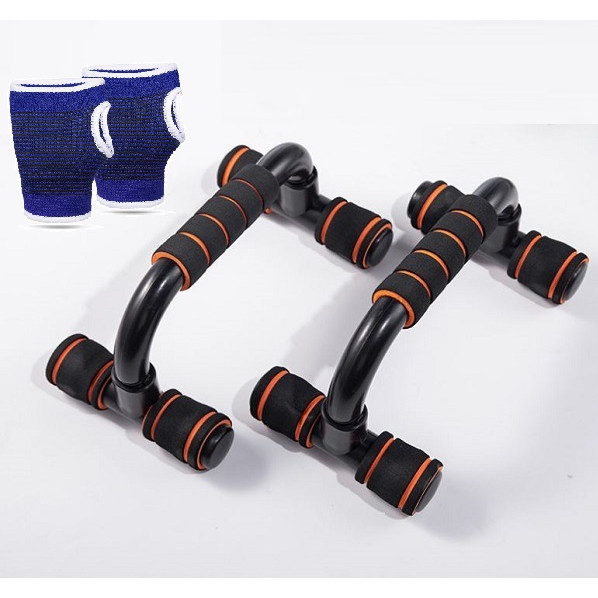 Combo Dụng Cụ Hít Đất Chữ U Kèm Găng Tay Tập Tiện Lợi Hàng Đẹp Giá Chất