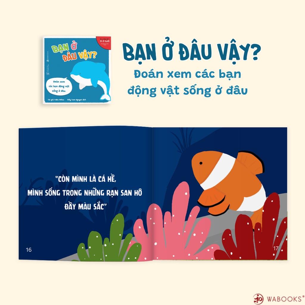 Ehon Nhật Bản Combo 4 cuốn Bạn là ai vậy Dành cho trẻ từ 0 3 tuổi - Bản Quyền