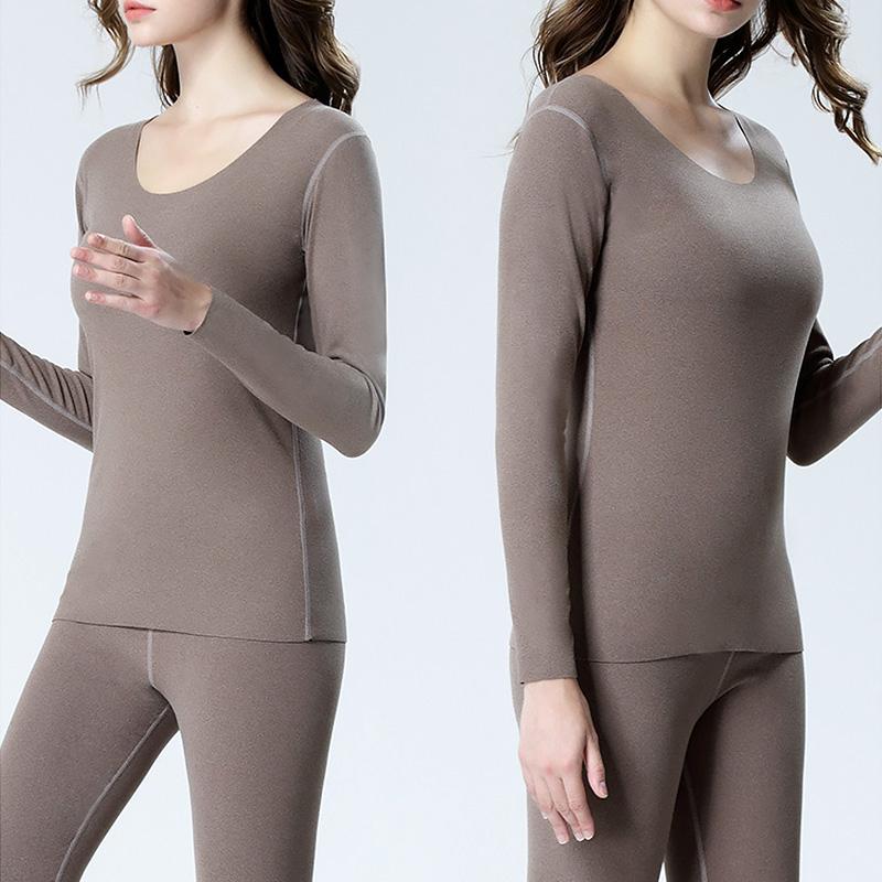 Áo Giữ Nhiệt Lót Áo Gợi Cảm Cao Cấp Mùa Đông Liền Mạch Quần Lót Sinh Nhiệt Top Cation 2 Mặt Lông Cừu Ấm Giữ Nhiệt Quần Áo